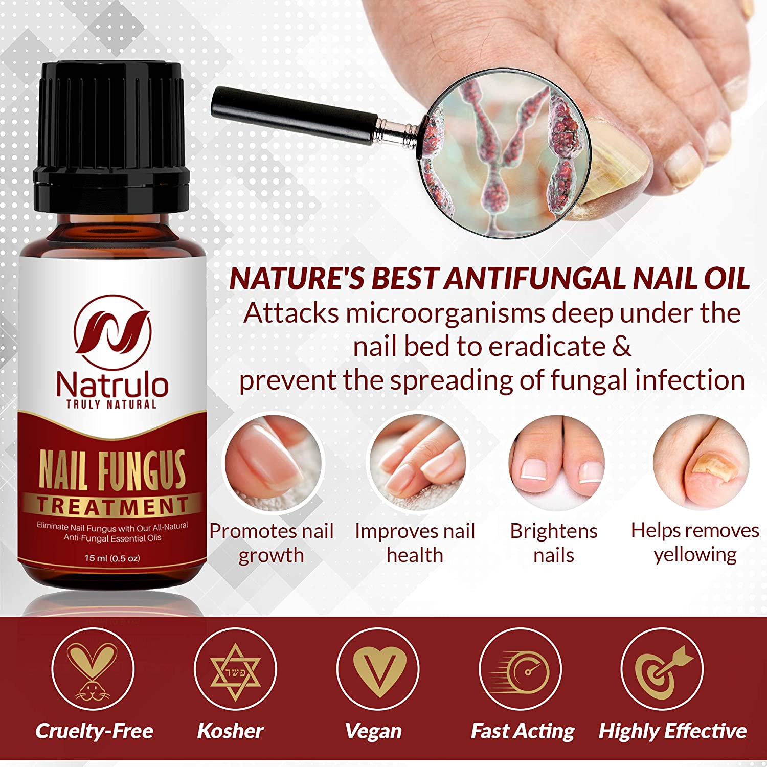 30ml Toenail Fungus Treatment, Tea Tree Oil For Toenail Fungus, Antifungal  Nail Solution Care Essence | Fruugo IE