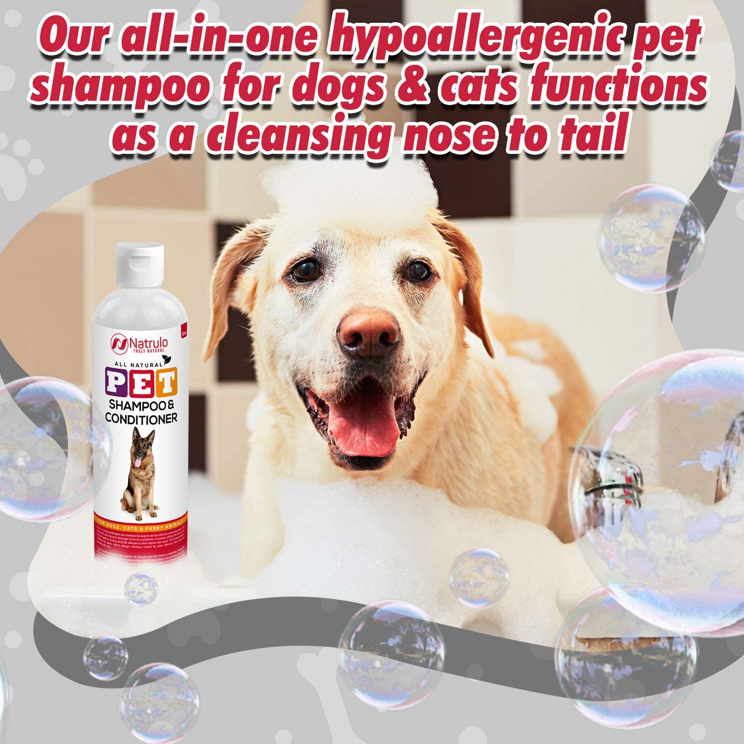 Dog shampoo for clearance cats