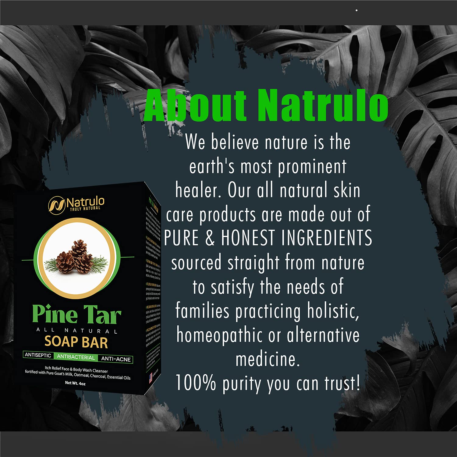Packers Pine Tar Soap for Acne, Eczema, Psoriasis